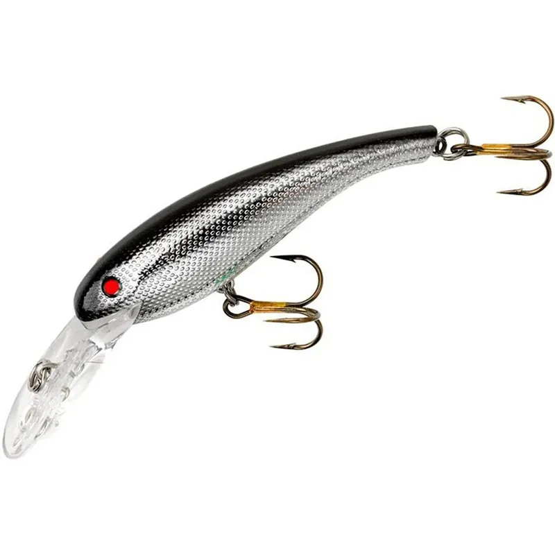 Dagaanbieding Cotton Cordell Wally Diver 1/4 oz Vislokmiddel Chroom/zwarte achterkant