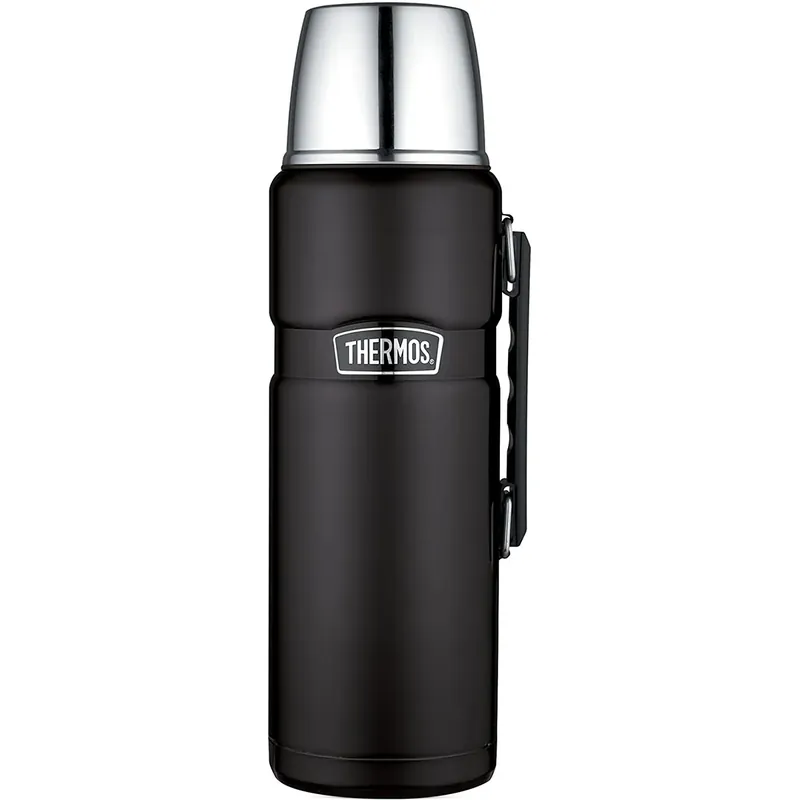Thermos 2L RVS King vacuüm geïsoleerde drankfles Mat blauw Aanbieding