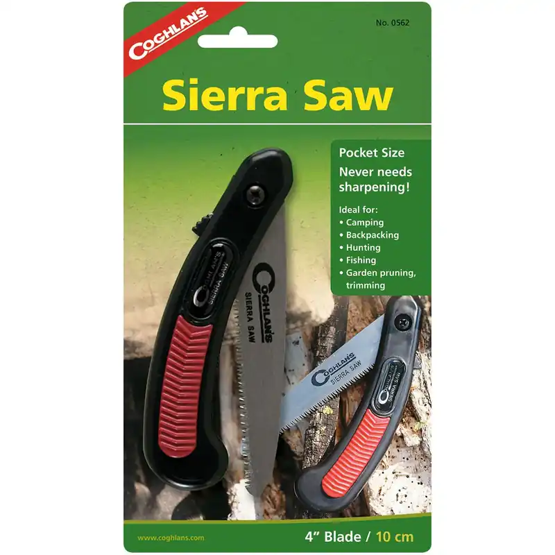 Betaalbaar Coghlan's Pocket Sierra Saw vouwmes met 4-inch gekarteld rugzakmes