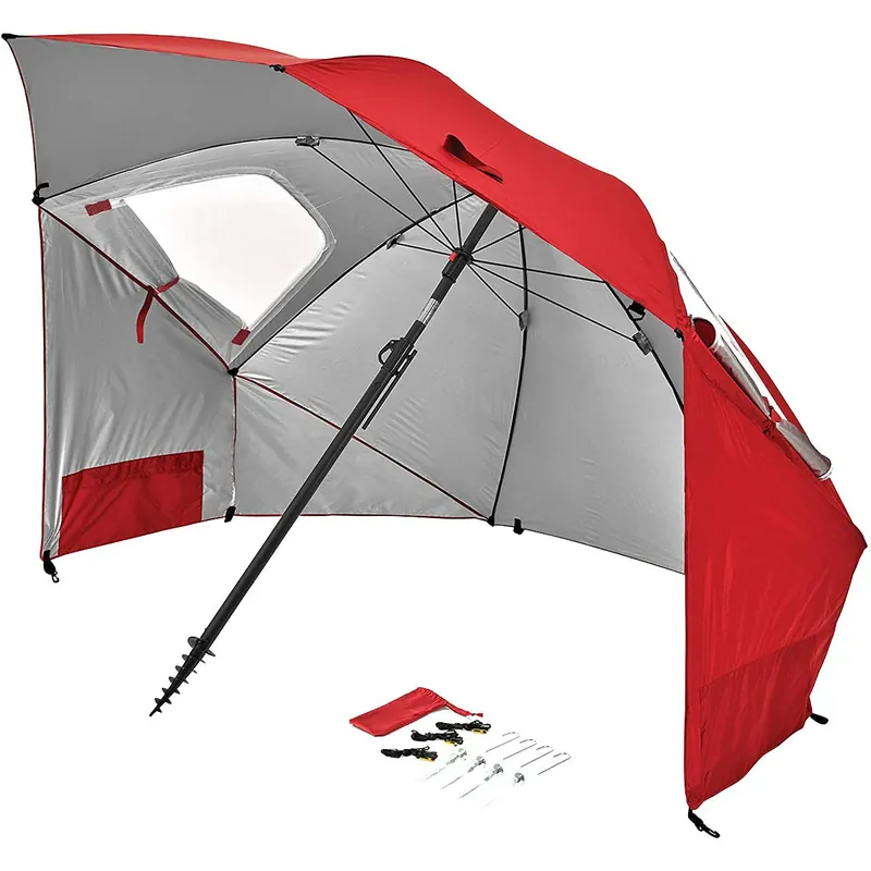 Koopje Sport-Brella 8' Premiere parapluopvang Rood