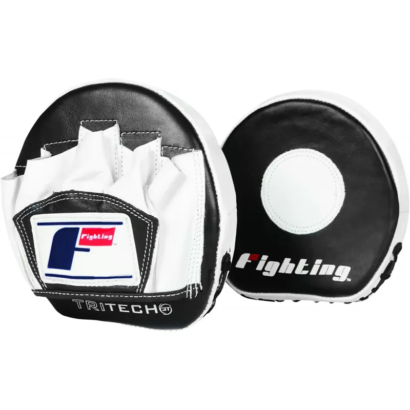 Fighting Sports Tri-Tech Micro Mitts - Zwart/Wit Voordeelprijs