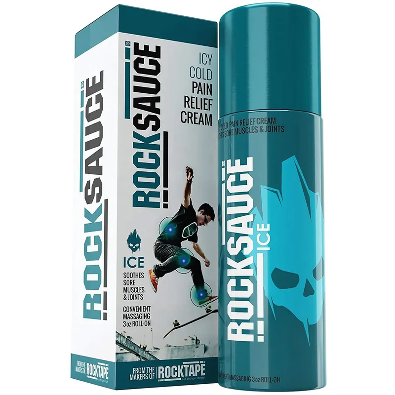 Flitsaanbieding RockTape RockSauce Pijnstillende Crème, IJs 3 oz.