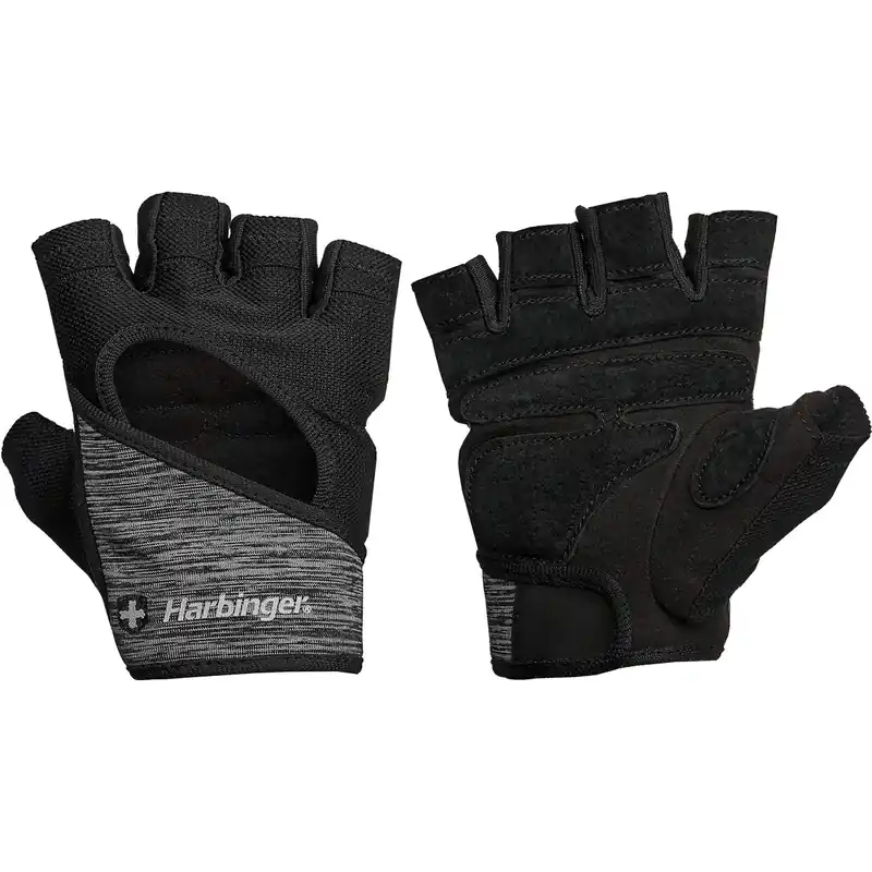 Lage Kosten Harbinger Dames FlexFit Gewichthefhandschoenen - Zwart/Grijs Heather S