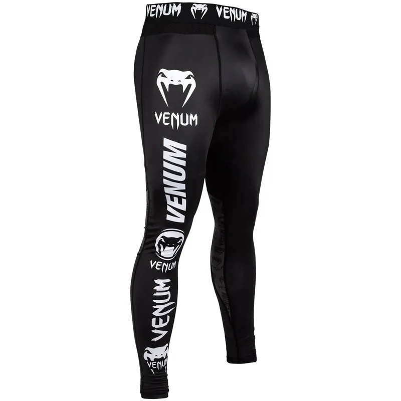 Venum Logos MMA Compressie Spats - Zwart/Wit M Veilige Betaling
