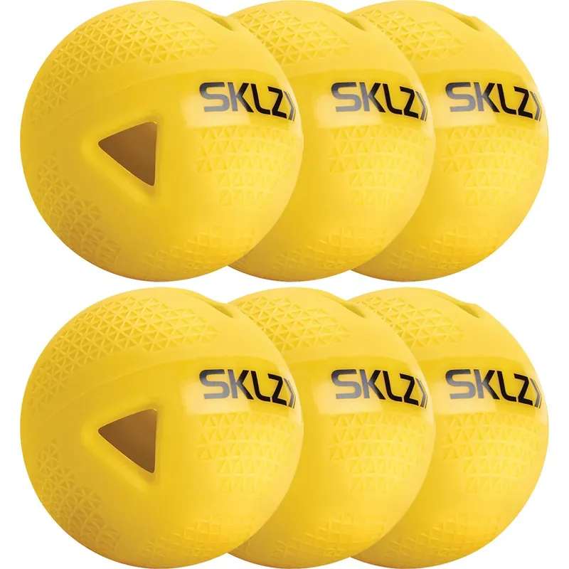 SKLZ Premium Impact Oefenhonkballen 6-Pack - Geel Lage Prijs