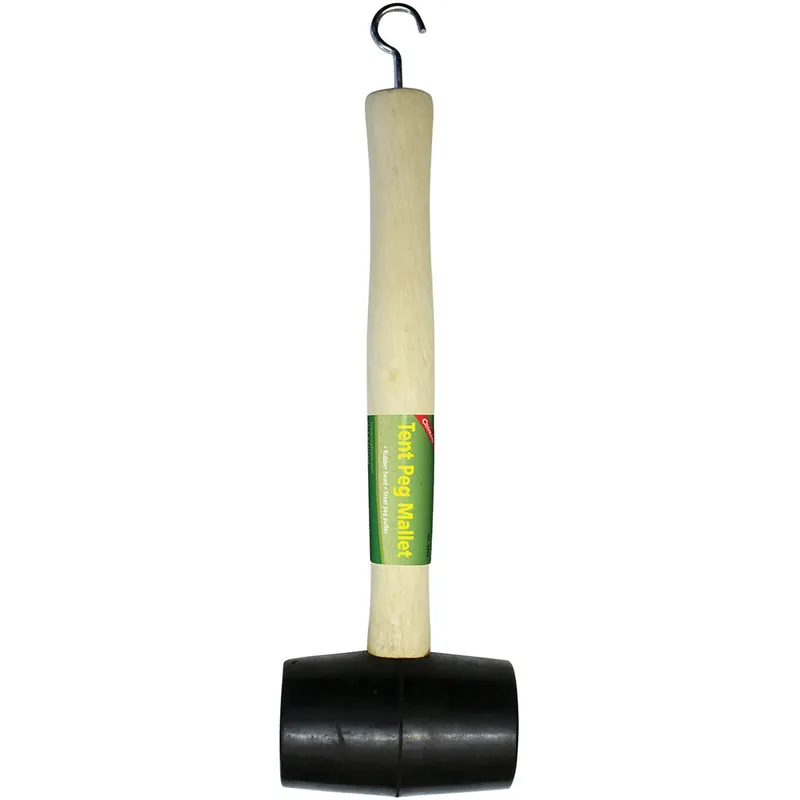 Betaalbaar Coghlan's Tent Peg Mallet, Stalen Kampeerharingtrekker met Rubberen Kop, Kampeergereedschap