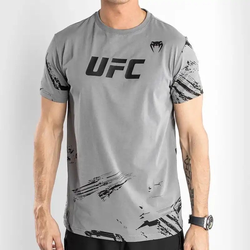 Venum UFC Authentic Fight Week 2.0 T-shirt - Grijs/Zwart S Nu Kopen