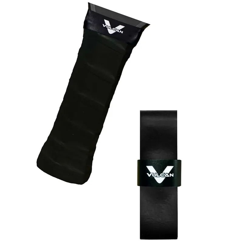 Gratis Retour Vulcan Max Tacky Pickleball Paddle Overgrips 3-Pack Zwart