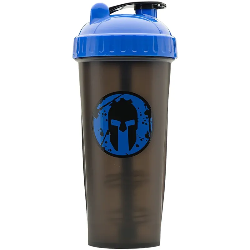 Express Levering Performa PerfectShaker 28 oz Spartan Race Shaker Cup, Blauw Super, perfecte fles