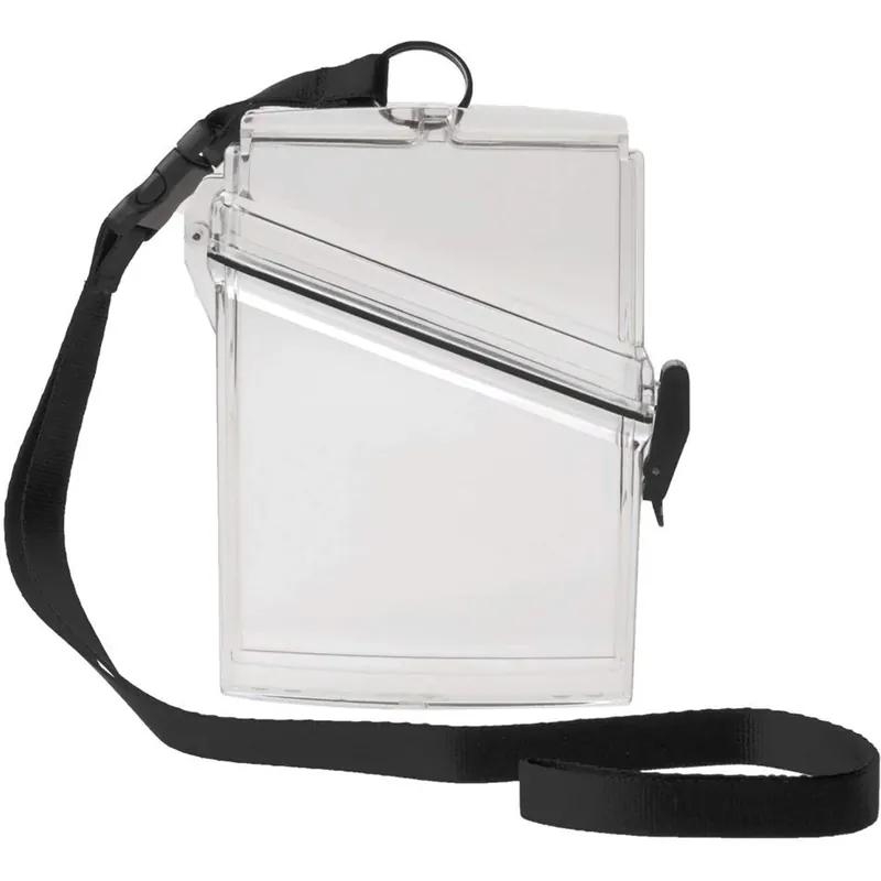 Superprijs Witz Passport Locker Lichtgewicht Waterdichte Sportkoffer met Lanyard - Transparant