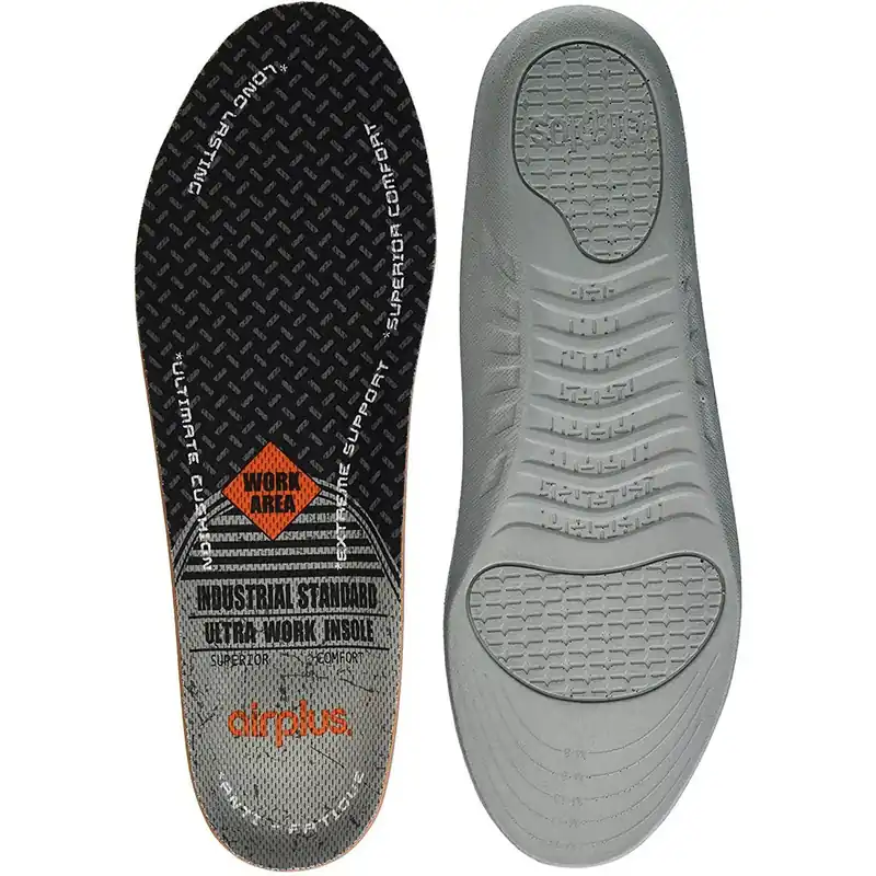 Airplus Herenmaat 7-13 Ultra Work Anti-Fatigue Memory Comfort Schoenzolen Flitsaanbieding