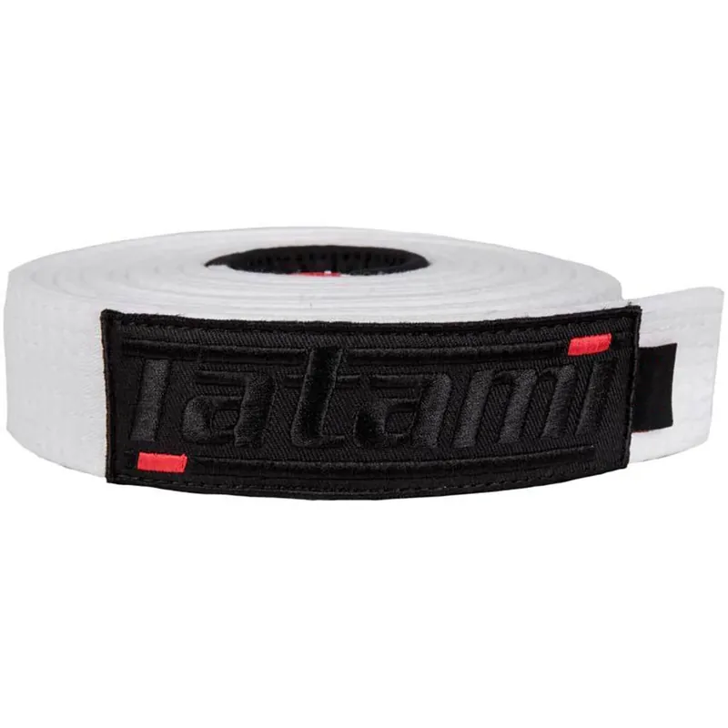 Koop Online Tatami Fightwear Deluxe BJJ-riem - Wit A1