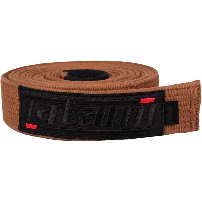 Tatami Fightwear Deluxe BJJ-riem - Bruin A1 Finale Uitverkoop