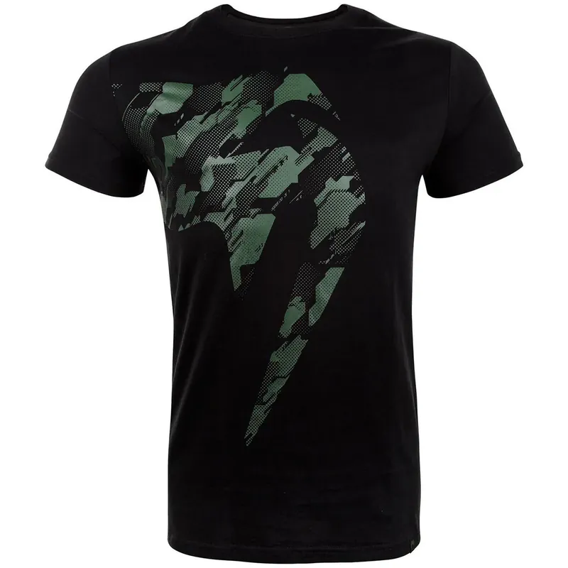 Venum Tecmo Giant T-shirt - Zwart/Kaki S Uitverkoop