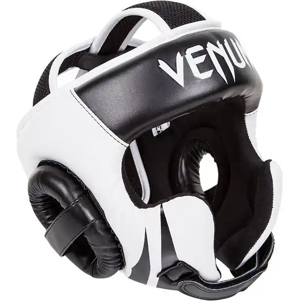 Venum Challenger 2.0 bokshelm met klittenbandsluiting - Zwart/Wit Alleen Vandaag