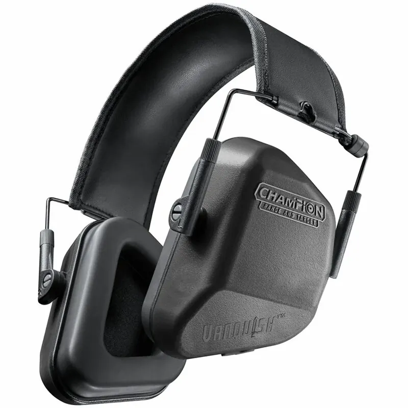 Champion Vanquish Passieve Oorkappen voor Schieten Zwart Weekendaanbieding