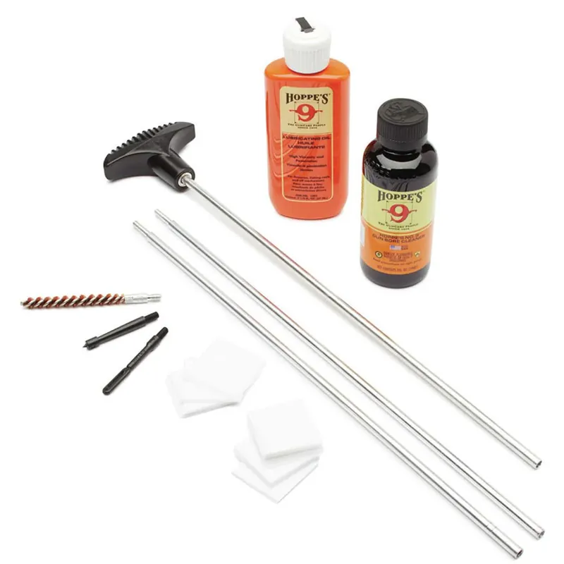 Hoppe's Rifle Cleaning Kit met aluminium staaf .22+ Kaliber Meest Verkocht