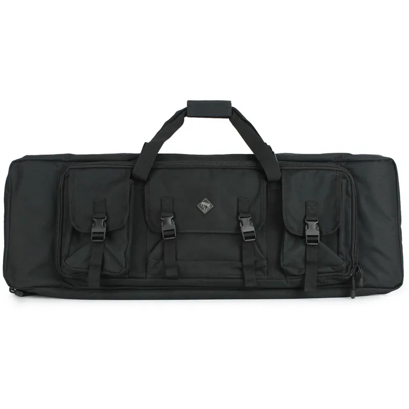 Betaalbaar Rattlesnake Tactical 36" Grote Dubbele Geweerkoffer Zwart
