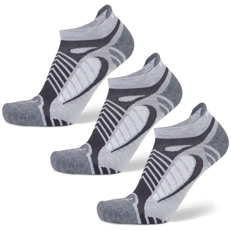 Merkproduct Balega Ultraglide No Show Sokken, Heather Gray, 3-pack S