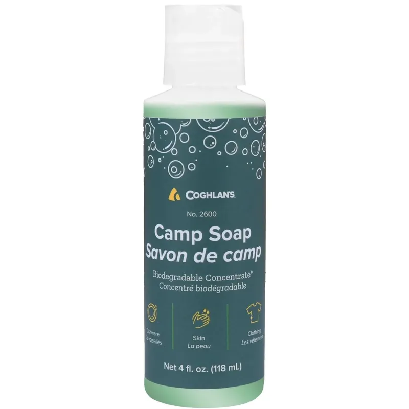 Seizoensaanbieding Coghlan's biologisch afbreekbare concentraat kampeerzeep, 4 ml.