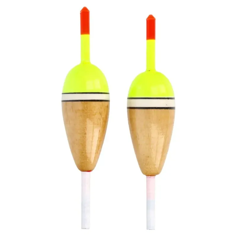 Eagle Claw slipdobbers, ovaal, 1 x 5 cm, rood/chartreuse Koopje
