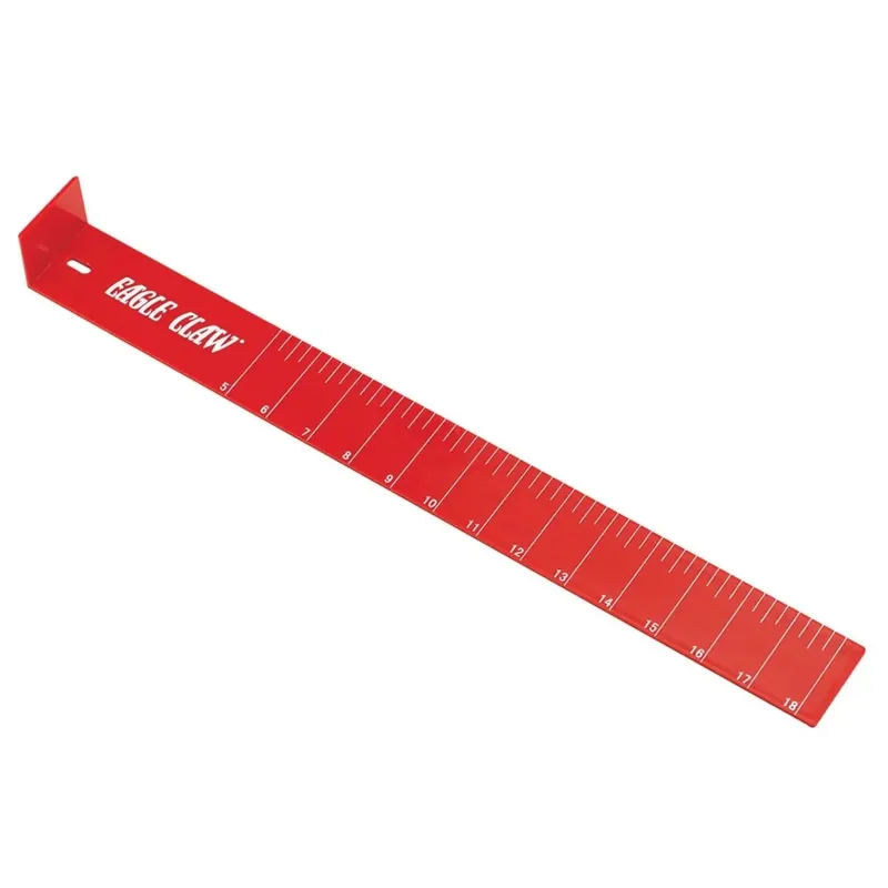 Eagle Claw meetplank, rood Rechtstreeks Van De Fabrikant