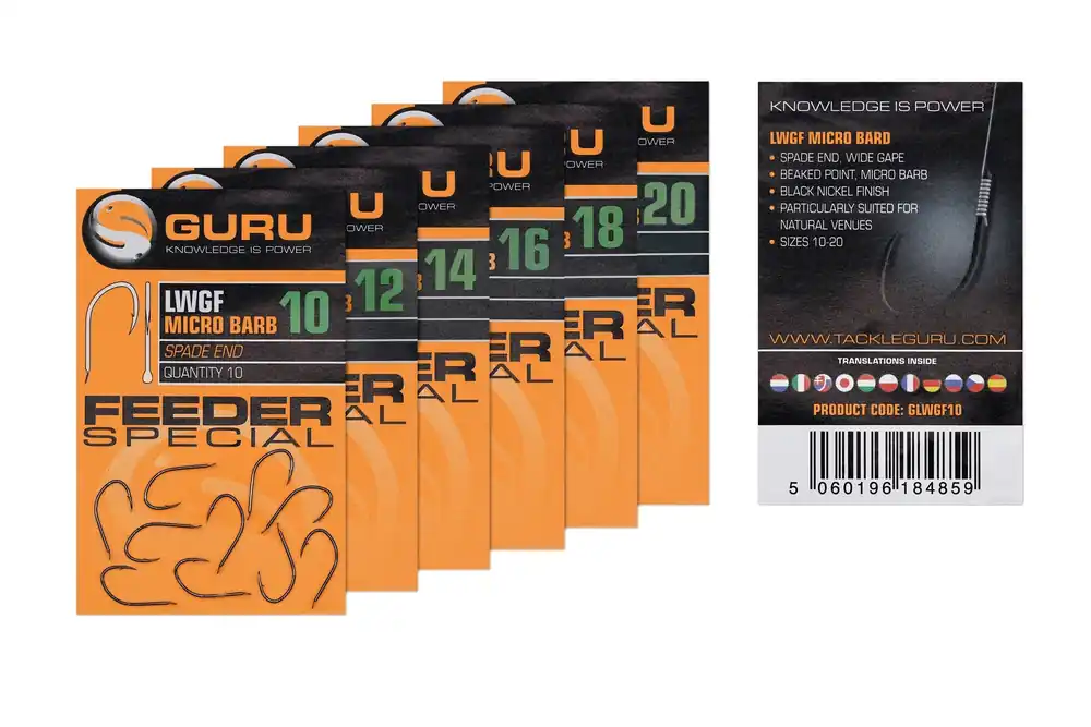 Guru Light Wide Gape Feeder Haken Micro Barbed (10pcs) 10 Koopje