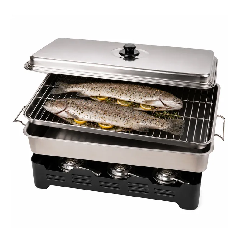 Tijdelijk Beschikbaar Ultimate Table Smoker Three Pit Rookoven