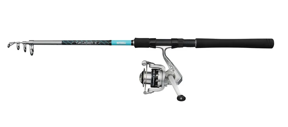 Seizoensaanbieding Mitchell Tanager 3 SW Palangrotte Telescopische Zeevis Hengelcombo 1.50m (20-80g)