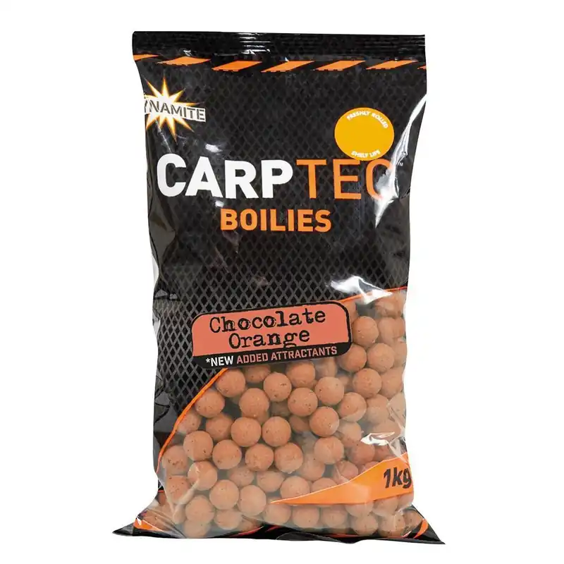Betrouwbaar Dynamite Baits Carptec Choco Orange Boilies (1kg) 15mm
