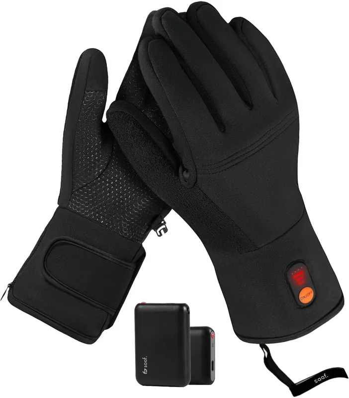 Exclusieve Aanbieding Saaf Verwarmde Handschoenen Light Zwart L