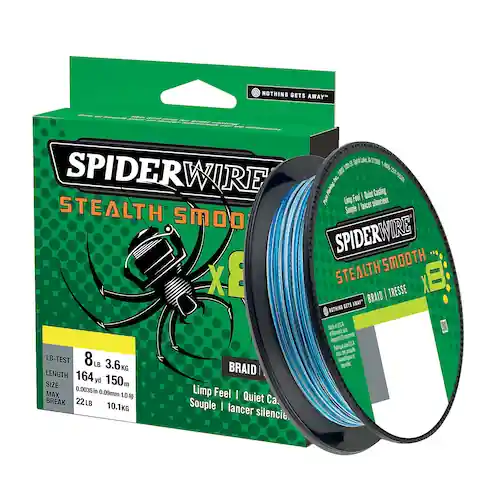 Spiderwire Stealth Smooth 8 Blue Camo 150m Blue Camo 0.05mm (150m) Beperkt Aanbod