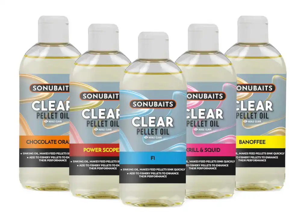 Sonubaits Clear Pellet Oil Liquid (200ml) Chocolate Orange Meest Verkocht