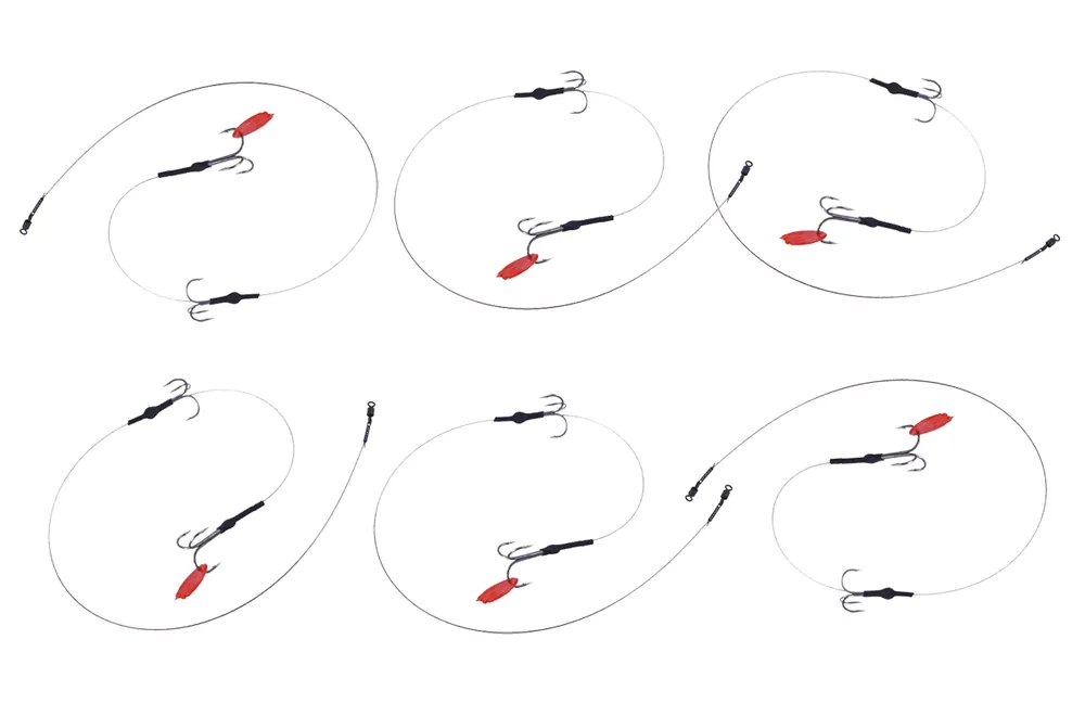 Ultimate 7x7 Steelwire Deadbait Leader Set (6 stuks) Korting
