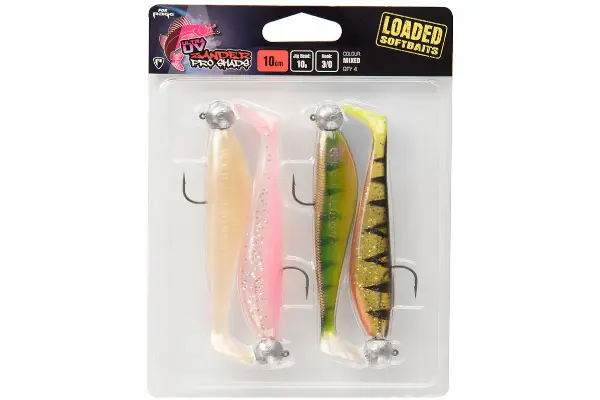 Fox Rage Zander Pro Loaded UV Mixed Colour Pack 5gr 1/0 - 7cm Flitsaanbieding