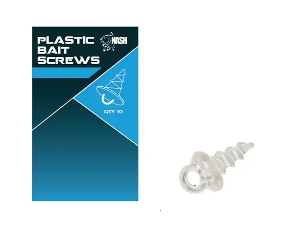 Op = Op Nash Plastic Bait Screw 13mm (10 Stuks)