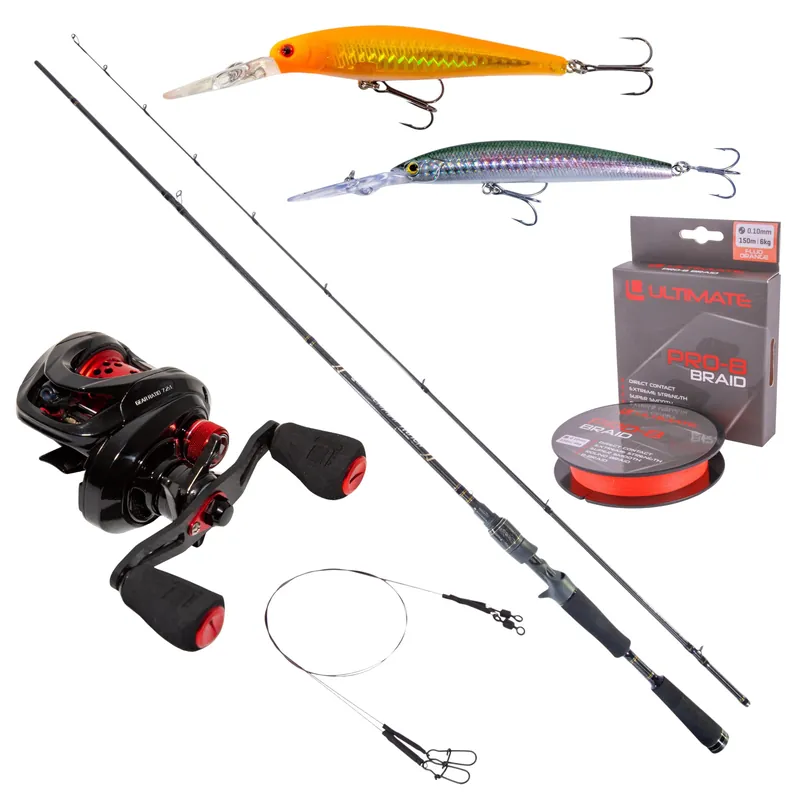 Weekendaanbieding Ultimate Chikara Baitcaster Twitchbait Set