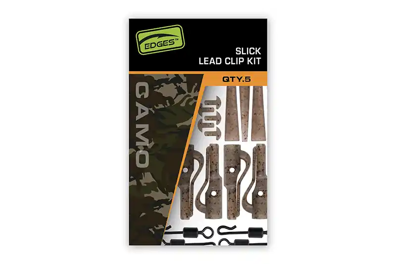 Populair Fox Edges Camo Slik Lead Clip Kit (5 Stuks) Camo
