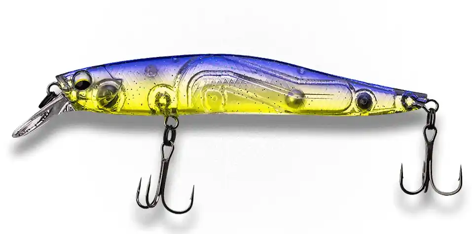 LMAB Köfi Flash Vibe 98SP MR Twitchbait 9.8cm (11g) White Tiger Finale Uitverkoop