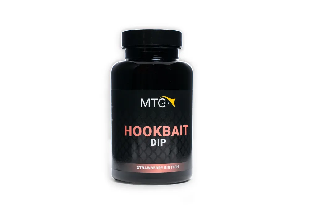 MTC Baits Hookbait Dip Strawberry Big Fish (250ml) Snelle Levering