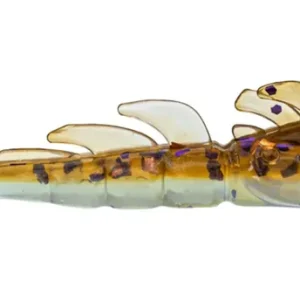 X Zone 3" Stealth Invader Shad 7.62cm (6 Stuks) Green Pumpkin Blue Flake Merkproduct