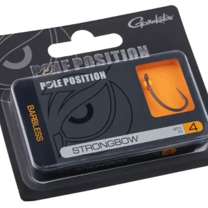 Snelle Levering Pole Position Strongbow Hooks PTFE Barbless (10 Stuks) 2