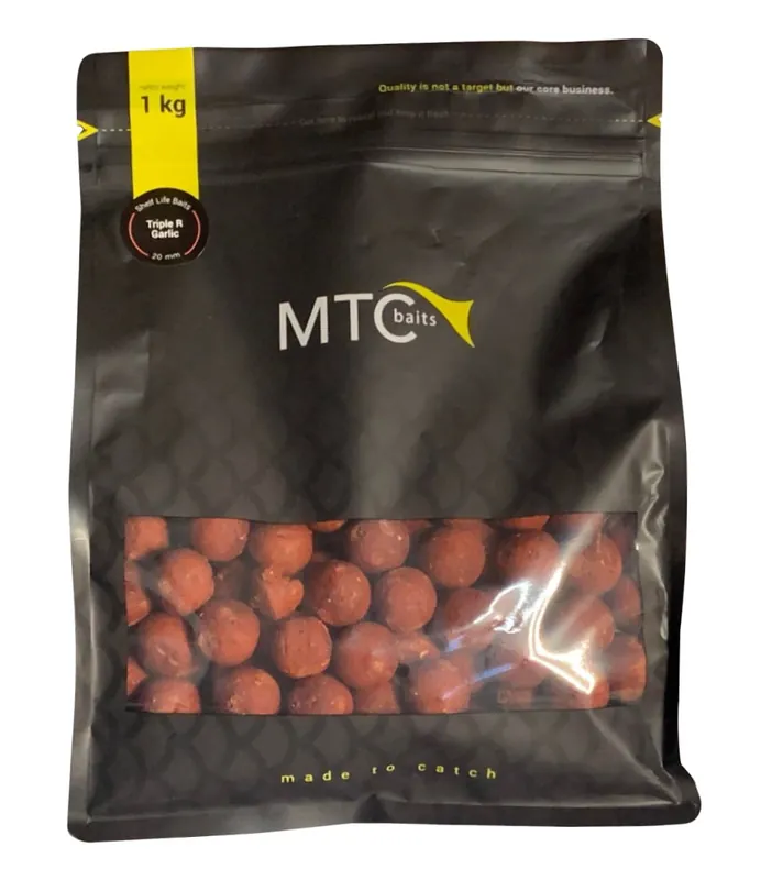 MTC Baits Boilies Triple R Garlic (5kg) 16mm Gratis Retour