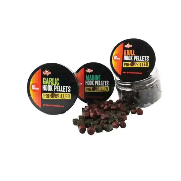 Dynamite Baits Pre-Drilled Pellets 'Garlic' (8mm) Exclusieve Aanbieding