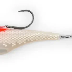 Direct Beschikbaar Black Cat Mad Flash Spin Meerval Tail Spinner 14cm (82g) Red Head