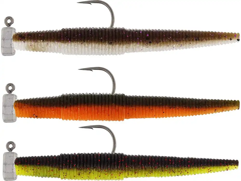 Beperkte Voorraad Westin Ned Worm R ’N R Ned Rig Softbait 7cm (2.5g) Dark Water Mix