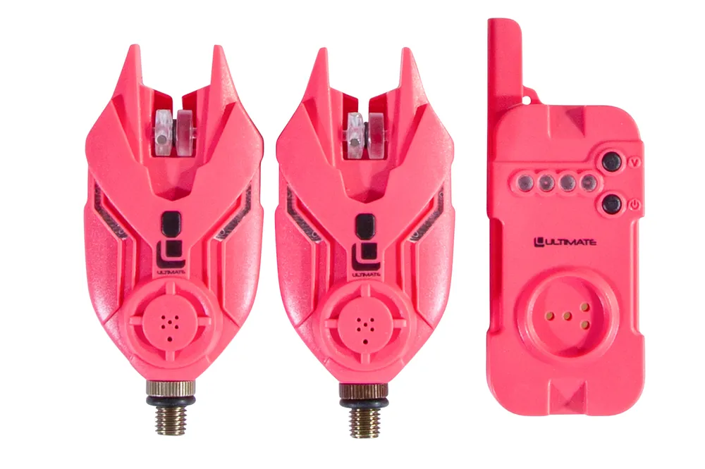 Laatste Kans Ultimate E-Tension Pink Bite Alarm Set 2+1