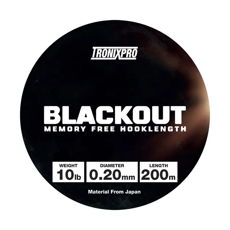 Tronixpro Blackout Clear Zeevis Onderlijnmateriaal 200m 16lb 0.28mm Uitverkoop