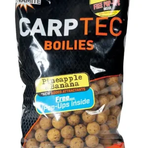 Hoge Kwaliteit Dynamite Baits Carptec Pineapple & Banana Boilies (1.8kg) 15mm