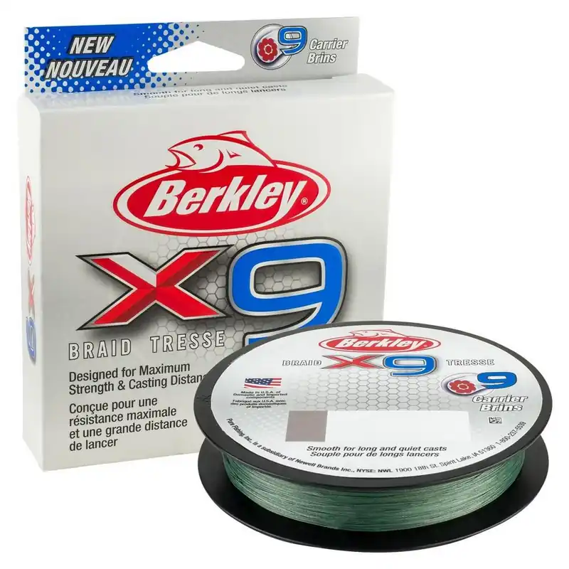 Berkley x9 Gevlochten Lijn Low-Vis Green 300m 0.06mm / 6.4kg (300m) Nieuw